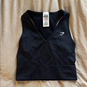 Gymshark Black Crop Top